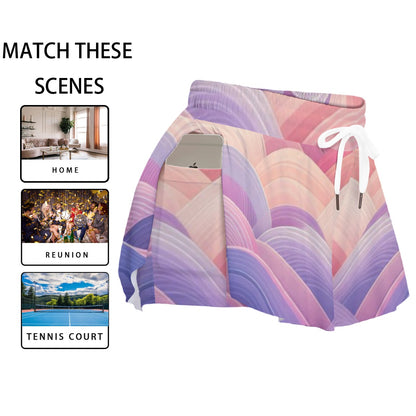 Femme Violet Prism Skort